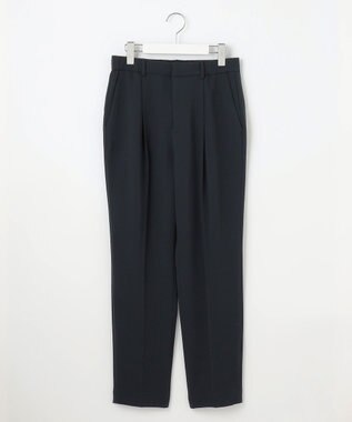 自由区 L 【19号サイズまで展開・カタログ掲載・セットアップ対応】トリアセダブルクロステーパード パンツ ネイビー
