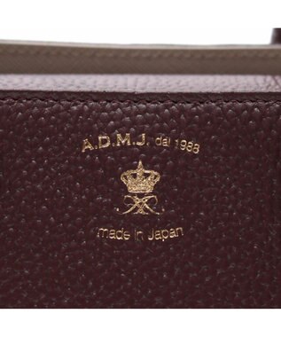 A.D.M.J. 【牛革】　スワロ付きミニトート(Dカン＋) BORDEAUX