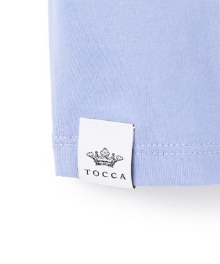 TOCCA HALLMARK FLOCKY LOGO TEE Tシャツ ブルー系