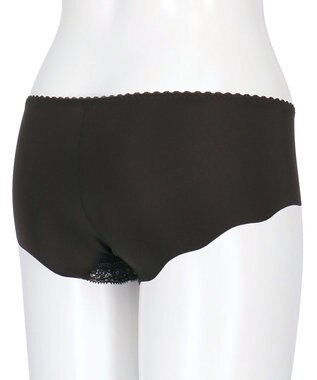 WACOAL ボーイレングス ショーツ 【SUHADA ONE】 BXB411とペア はきこみ丈あさめ アウターにひびきにくい(後ろ裾) レディース PXB611 /ワコール ブラック