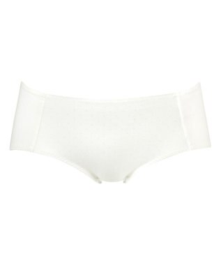 Wing ジュニア ショーツ Wing Teen おしりにくいこみにくい ズレ上がりにくい(裾) 綿混素材(身生地部) 【non!PKパンツ】 はきこみ丈あさめ RJ3015 ウイング／ワコール アイボリー