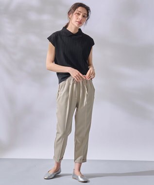 ANY 【UVケア/接触冷感/ウエストゴム】イージーケア美脚パンツⅡ グレージュ