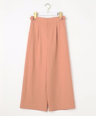 ANY SIS 【洗える】ベルトポイントワイド パンツ オレンジ