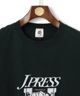 J.PRESS MEN 【AaronChang】【UNISEX】プリント Tシャツ グリーン系