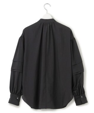 23区 S 【一部店舗限定/UVケア/接触冷感/撥水】ブライトタイプライター ボウタイ ブラウス ブラック系