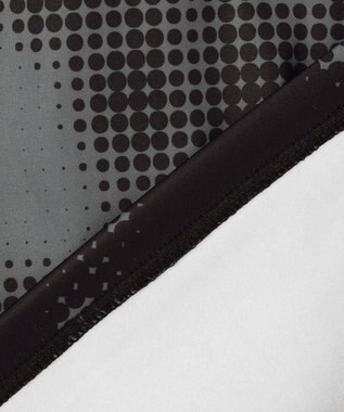 PW CIRCULUS 【裏起毛であたたか】【WOMEN】Dot camouflage ロングスリーブモックネックT  ゴルフウェア レディース ブラック系5