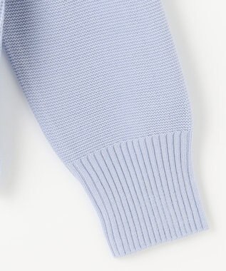 ANY SIS 【洗える】スフレボトルネック ニット ミントブルー