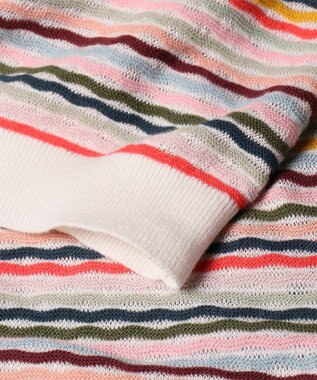 Paul Smith ウェーブストライプ 半袖ニット マルチカラー