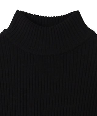 WEGO リブハイネックショートニット ブラック