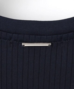 自由区 【ドラマ「明日はもっと いい日になる」着用】ソフトリブ Tシャツ ネイビー