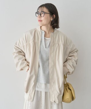 Green Parks ＳＥＴ２点　深Ｖネック裏毛＋プルオーバー Gray Mixture