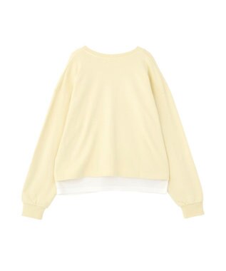 Green Parks ＳＥＴ２点　深Ｖネック裏毛＋プルオーバー Yellow