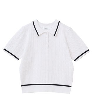 AMERICAN HOLIC アソートニットポロシャツ Off White