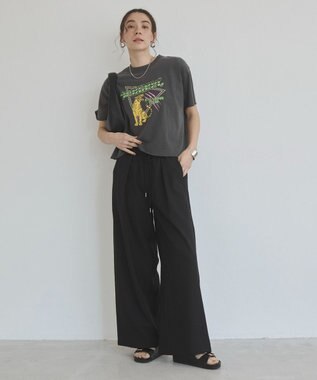 WEGO 【ANGIE VINTAGE】ワイドイージーパンツ ブラック
