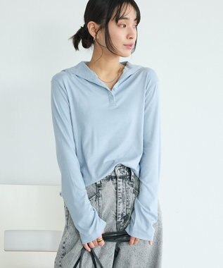 CRAFT STANDARD BOUTIQUE ハイネックハーフボタンプルオーバー