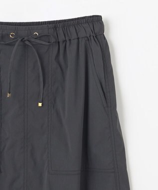 ANY L 【ウエストゴム】撥水ナイロンベイカースカート スミクロ