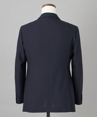 GOTAIRIKU 【オールシーズン対応】WOOL×POLYESTER ライトウェイト スーツ（ネイビーストライプ） ネイビー系1