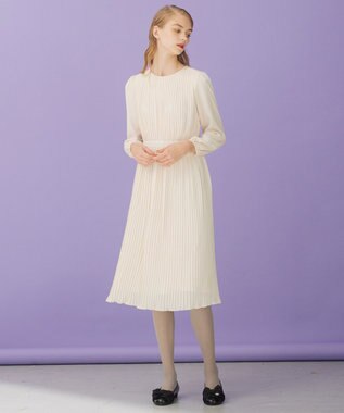 TOCCA 【洗える！】STAIRWAY ドレス ベージュ系