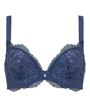 BRADELIS New York 【BRADELIS New York/ 育乳補整ブラ・STEP2 寄せる】ナオミステップ2ブラ25A1 補正下着 ブラジャー 谷間メイク ネイビー