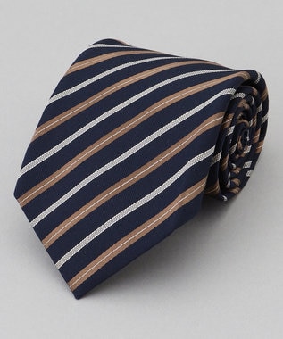 GOTAIRIKU  GOTAIRIKU別注【日本製】シルク ネクタイ_レジメンタル柄