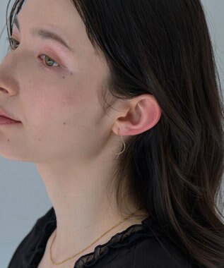 Phoebe 【K10】ドロップラインアメリカンピアス ゴールド