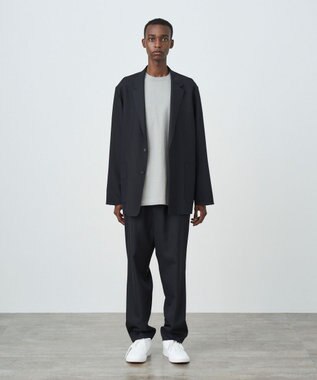 ATON WOOSTED DOUBLE | テーラードジャケット - UNISEX BLACK