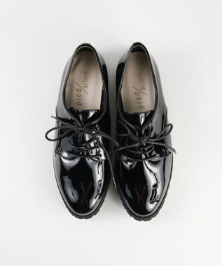 BONTRE 【pied du lapan/ピエドラパン】レースアップシューズ/50747ZI ブラックエナメル