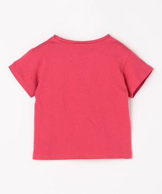 ANY KIDS 【一部店舗/WEB限定】【綿100%】プリント 半袖Tシャツ レッド×ロゴ