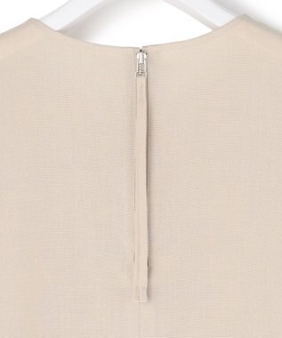 ICB L 【先行予約】 ドライアセテートスラブ フレンチスリーブワンピース サンドベージュ