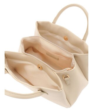 Green Parks ＯＴＯ．ＨＡ．多収納ツーハンドルバッグ Ivory