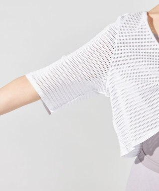 Chacott メッシュニット２Wayトップ アイリス