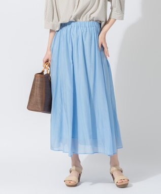 ONWARD Reuse Park 【組曲】スカート春夏 ブルー