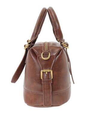 earth music&ecology ウ゛ィンテージライクボストンバッグ Light Brown