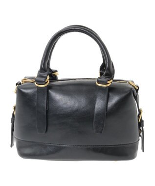 earth music&ecology ウ゛ィンテージライクボストンバッグ Black