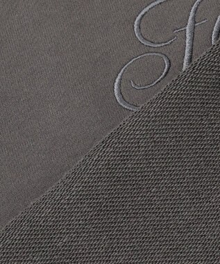 自由区 L クリアループバックレタリング スウェット スレート