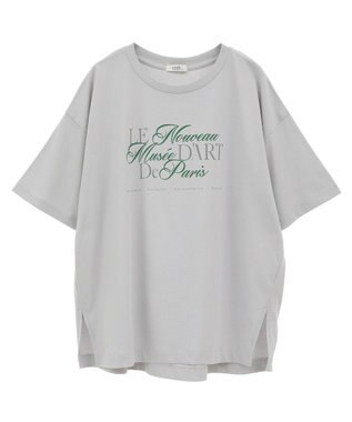 earth music&ecology Ｌｅ　ｎｏｕｖｅａｕスリットＴ Gray