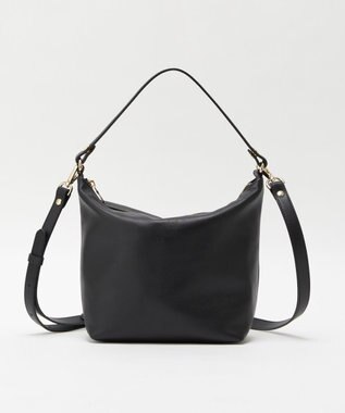 russet ソフトレザーシンプルショルダーバッグ (CE-1328-WEB) Black