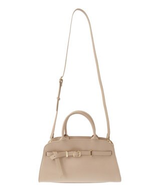 YECCA VECCA 【story.】ベルトハンドバッグ Light Beige