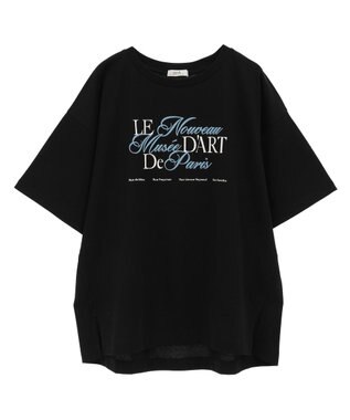 earth music&ecology Ｌｅ　ｎｏｕｖｅａｕスリットＴ Black