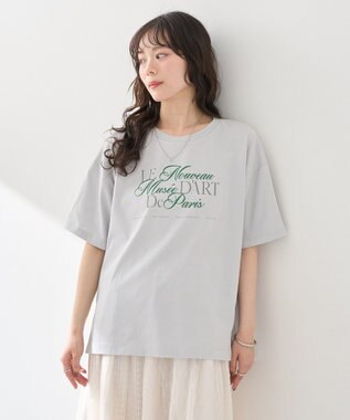 earth music&ecology Ｌｅ　ｎｏｕｖｅａｕスリットＴ Gray