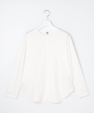 J.PRESS LADIES L 【2WAY・レイヤードスタイルに】コットンスムース シャツテール カットソー