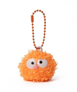WEGO ミニポワポワモンスターぬいぐるみキーホルダー オレンジ