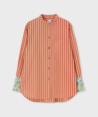 Paul Smith Garden Floral スタンドカラー 長袖シャツ
