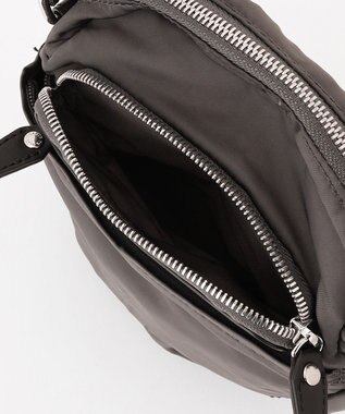 Y'SACCS ポリエステルツイル ポシェット ダークグレー