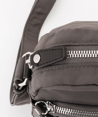 Y'SACCS ポリエステルツイル ポシェット ダークグレー