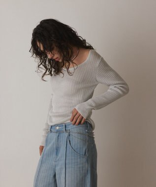 GRACE CONTINENTAL マルチチェーンベルト シルバー