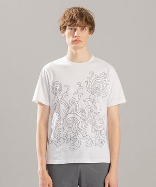 JOSEPH HOMME ペイズリーステッチ  Tシャツ ホワイト系3