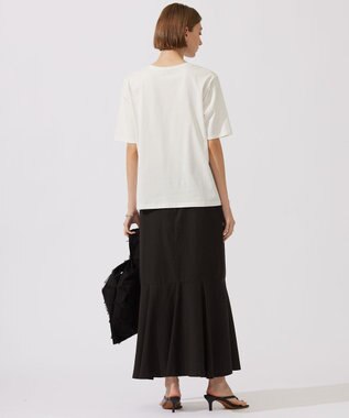 ICB 【接触冷感・UVケア・洗える】ロゴＴＥＥ カットソー フォト×オフホワイト系