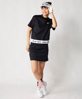 FILA GOLF／marie claire 【FILA GOLF】 ダンボールニットモックシャツ