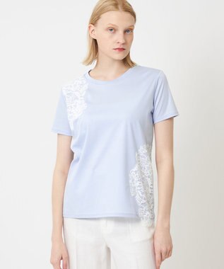 BEIGE， 【S-size】GERBERA / レーストップス Sax×White